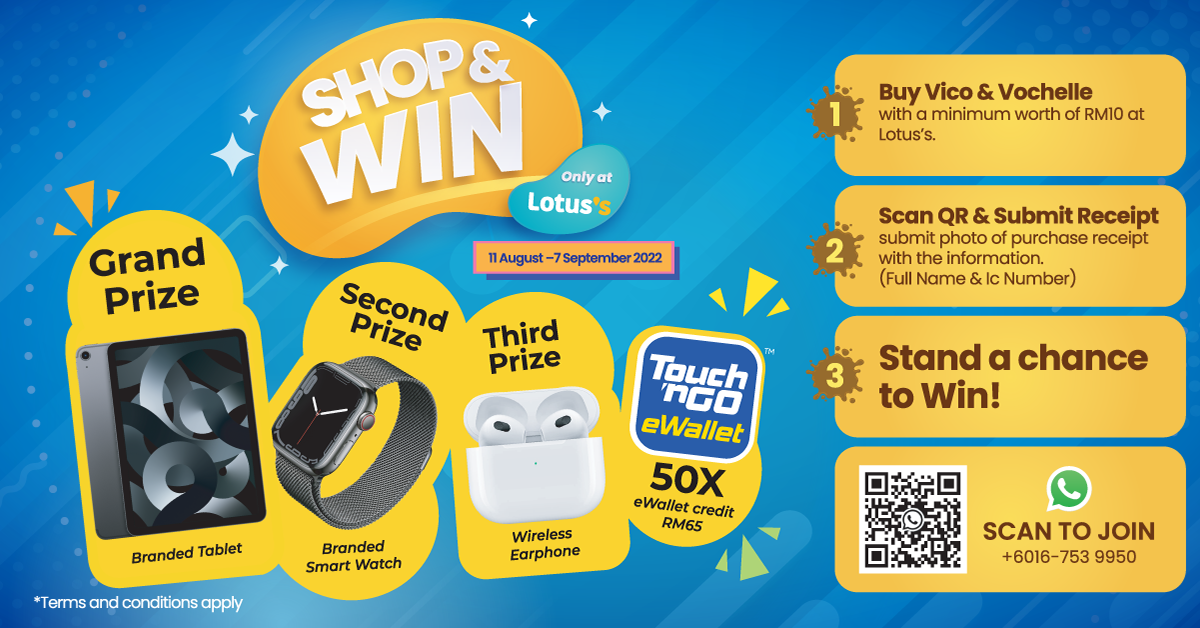 Vico "Lotus's Shop & Win" Contest 2022