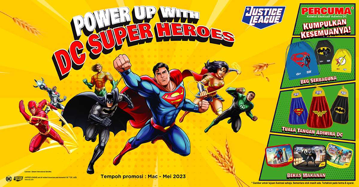 Vico Power Up With DC Super Heroes 2023