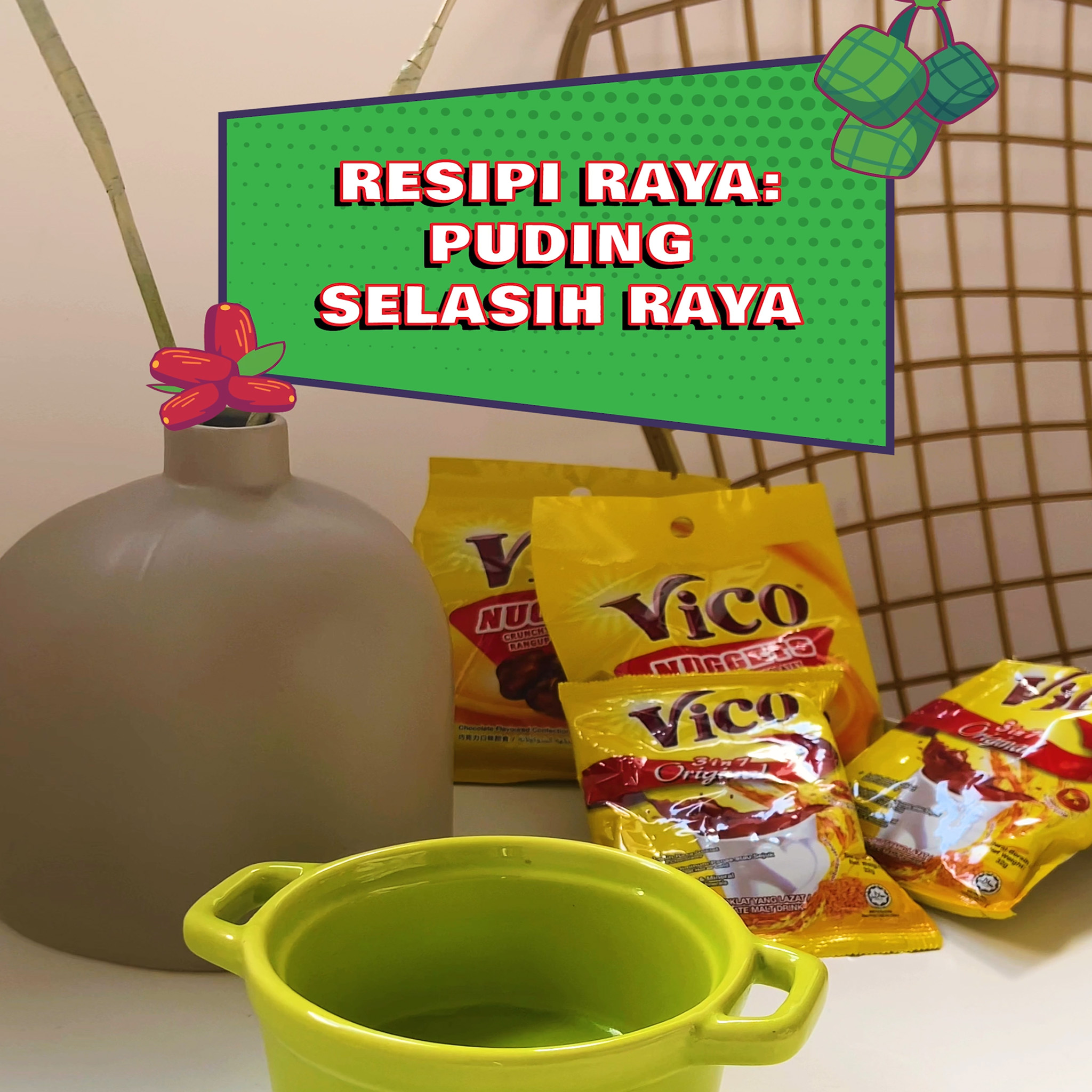 Resipi Raya: Puding Selasih Raya