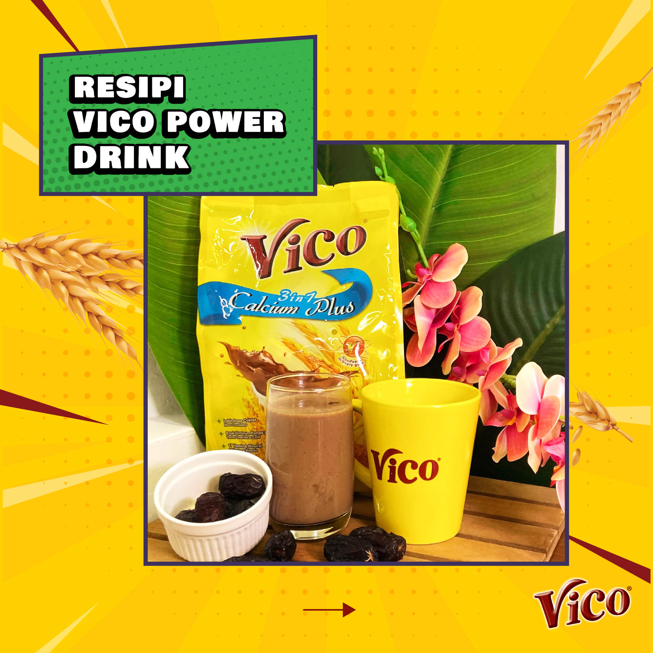 Resipi Vico Power Drink​